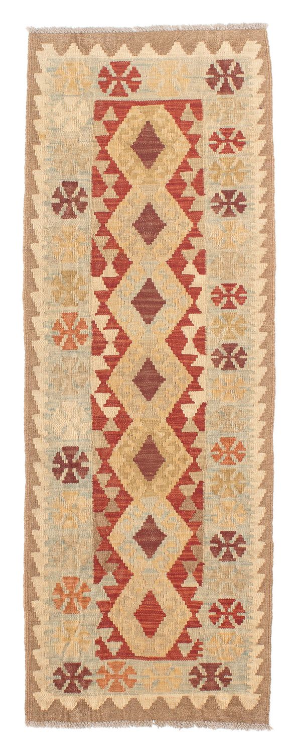 Runner Kelim Rug - Splash - 191 x 60 cm - light brown