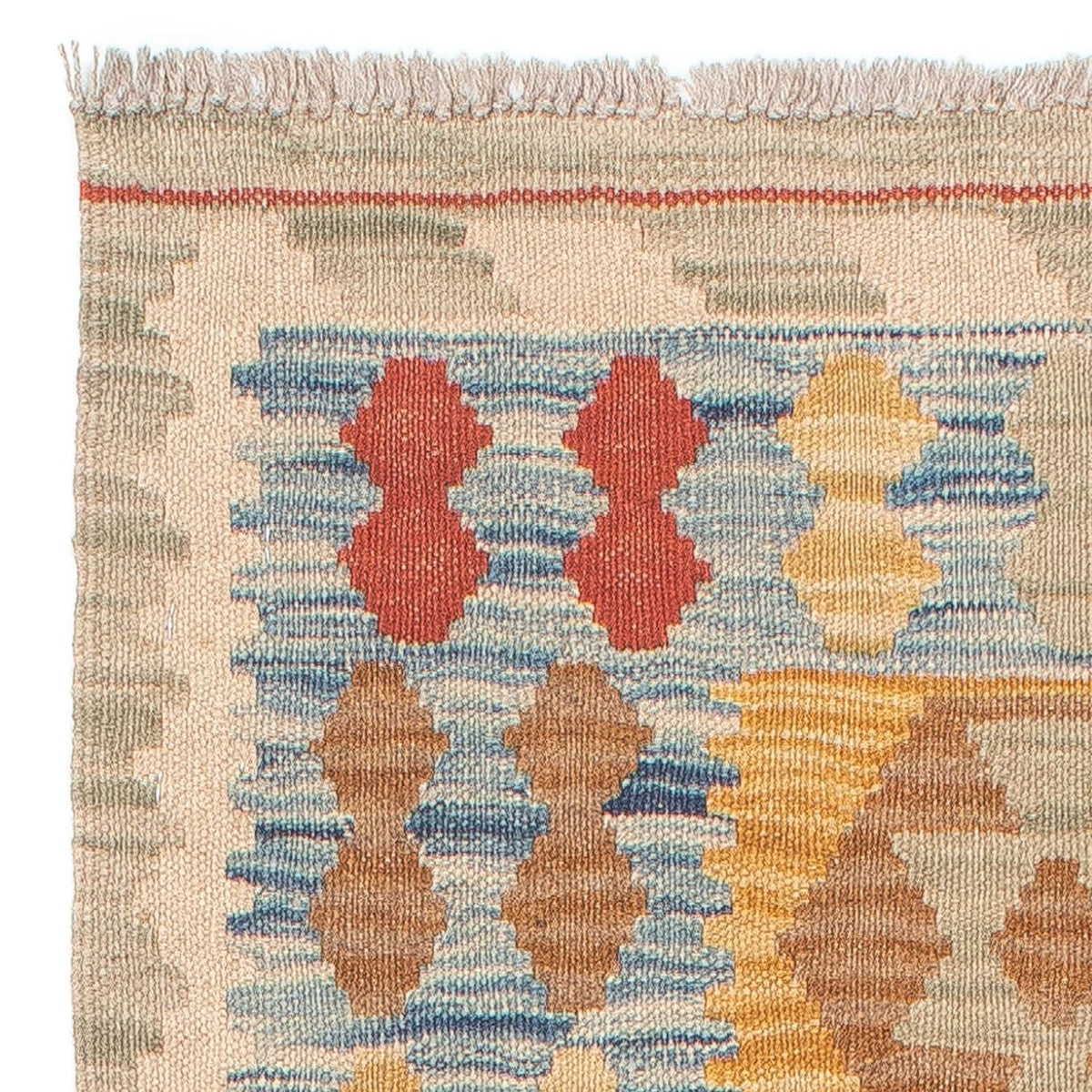 Runner Kelim Rug - Splash - 214 x 65 cm - multicolored