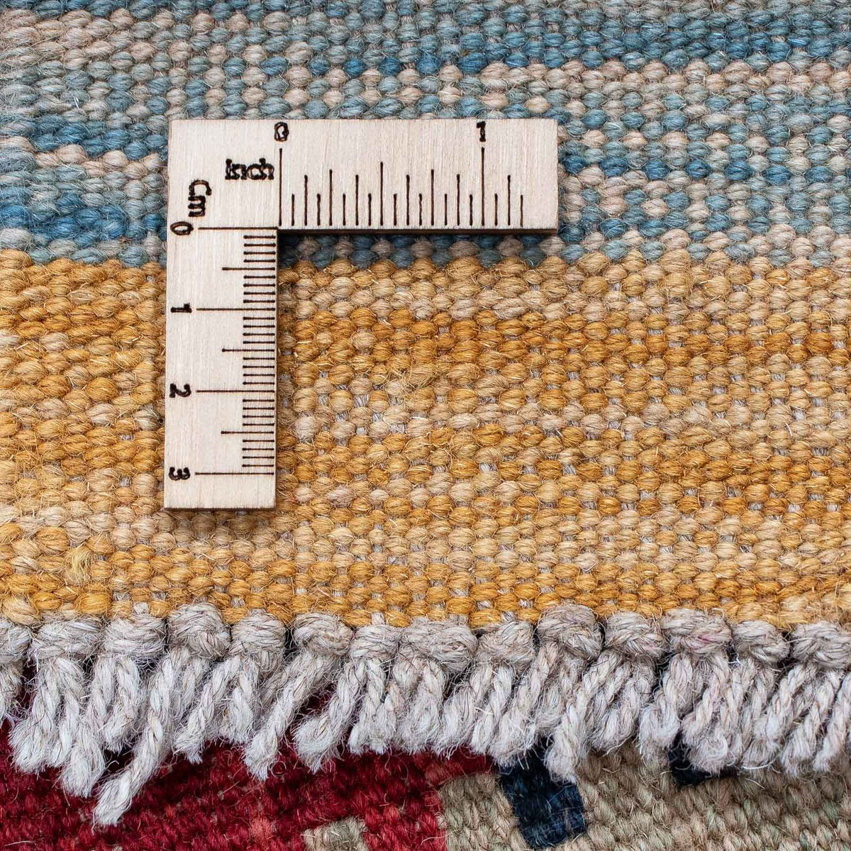 Runner Kelim Rug - Splash - 214 x 63 cm - multicolored