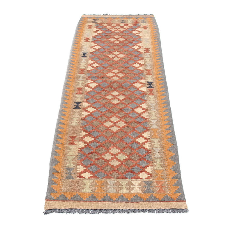 Runner Kelim Rug - Splash - 199 x 57 cm - multicolored