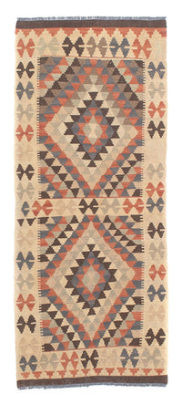 Runner Kelim Rug - Splash - 173 x 70 cm - light brown