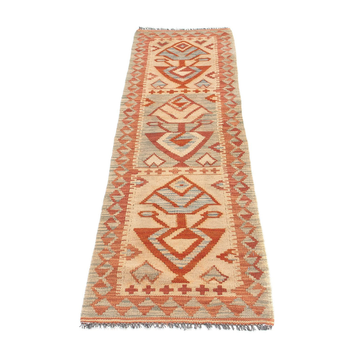 Runner Kelim Rug - Splash - 188 x 46 cm - multicolored