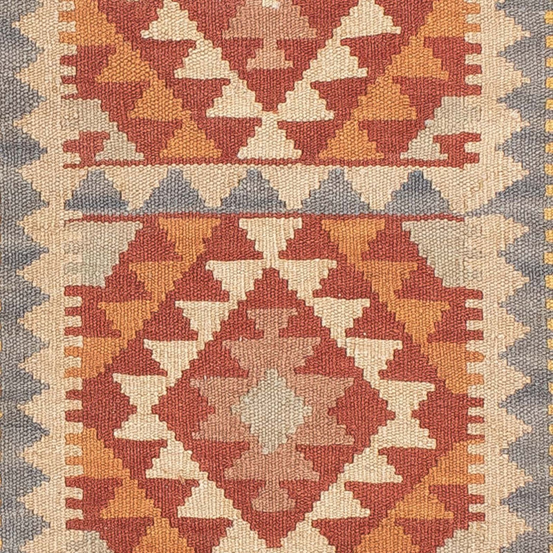 Runner Kelim Rug - Splash - 197 x 62 cm - multicolored