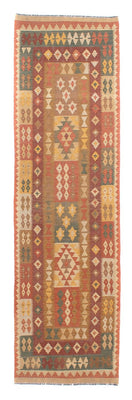 Runner Kelim Rug - Splash - 321 x 91 cm - multicolored