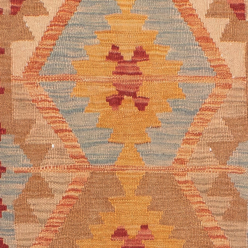 Runner Kelim Rug - Splash - 389 x 81 cm - multicolored