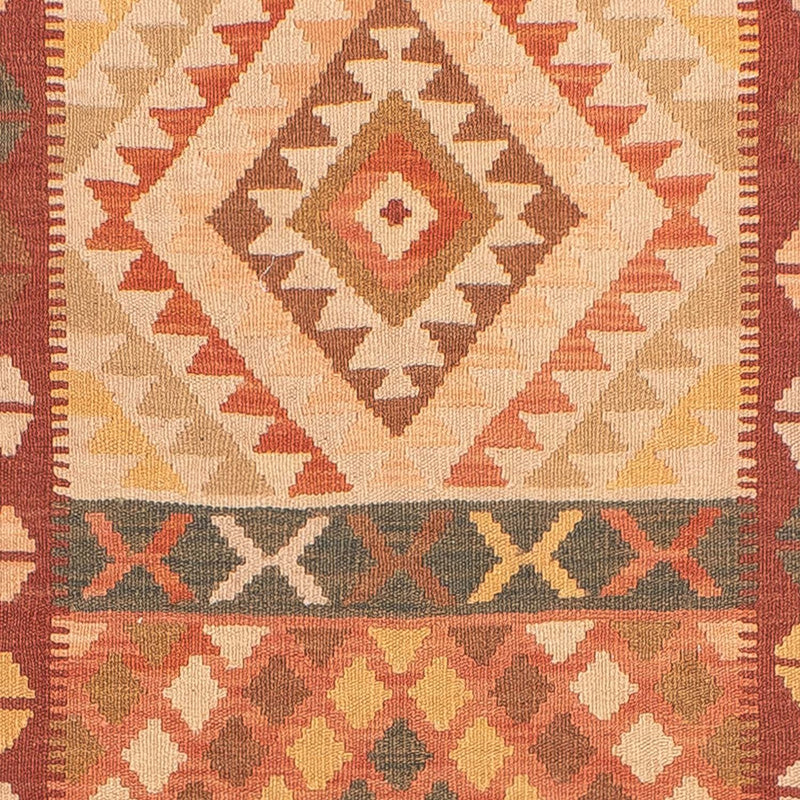 Runner Kelim Rug - Splash - 397 x 95 cm - multicolored