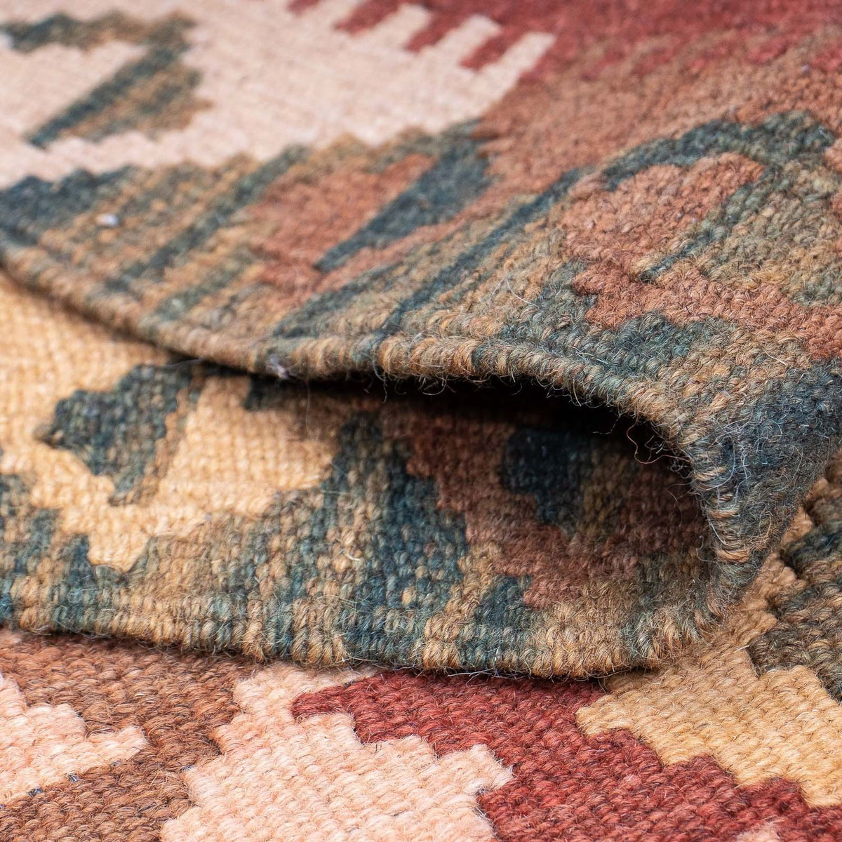 Runner Kelim Rug - Splash - 397 x 95 cm - multicolored