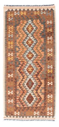 Runner Kelim Rug - Oriental - 199 x 88 cm - light brown