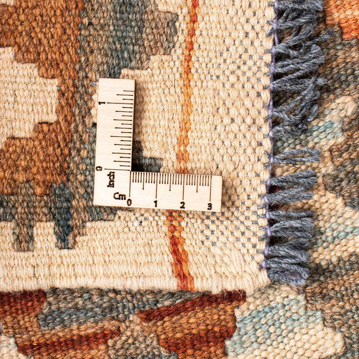 Runner Kelim Rug - Oriental - 199 x 88 cm - light brown