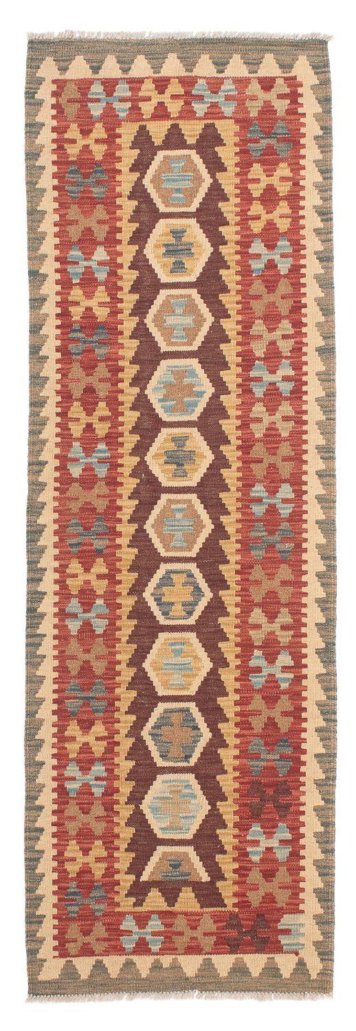 Runner Kelim Rug - Splash - 198 x 64 cm - multicolored
