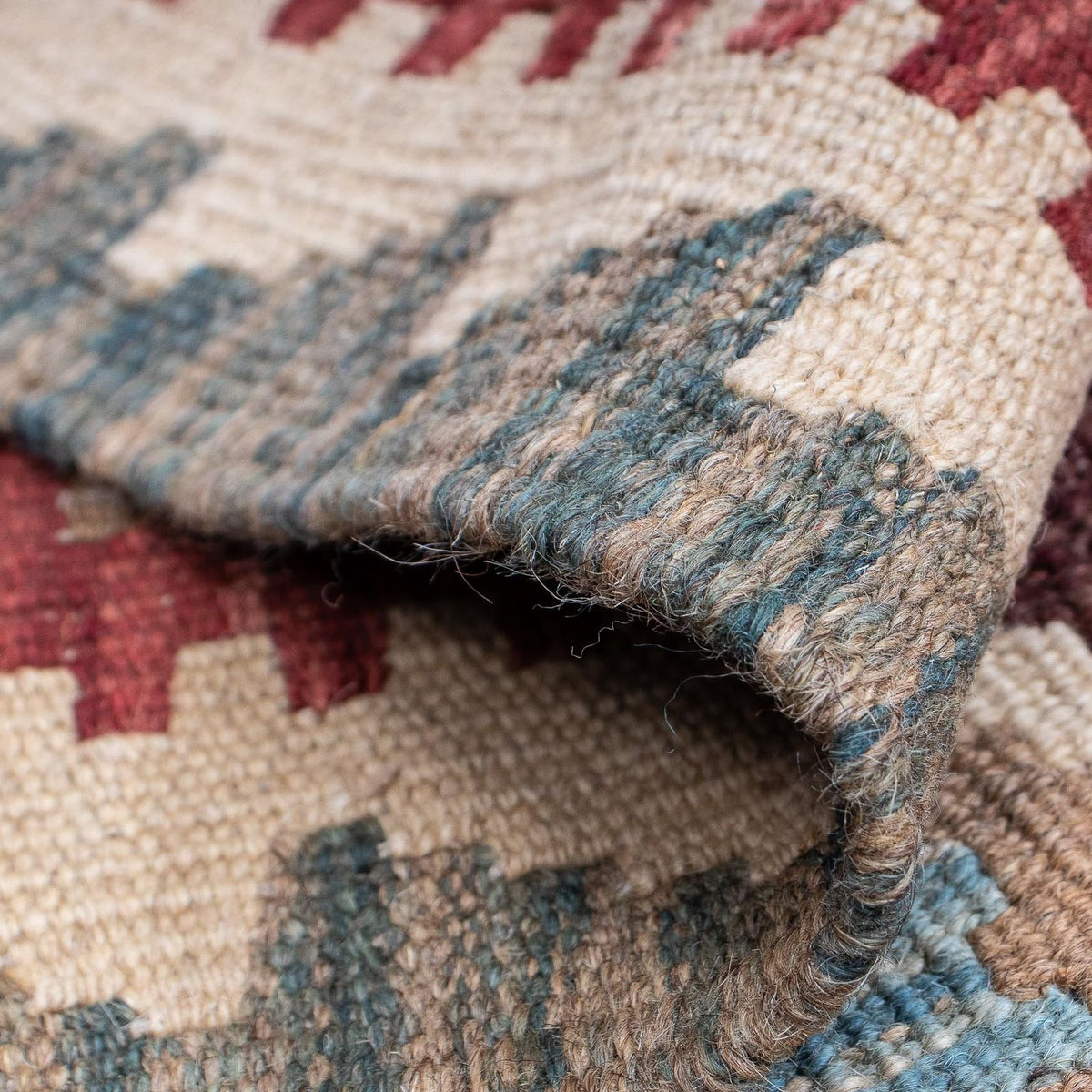 Runner Kelim Rug - Splash - 198 x 64 cm - multicolored