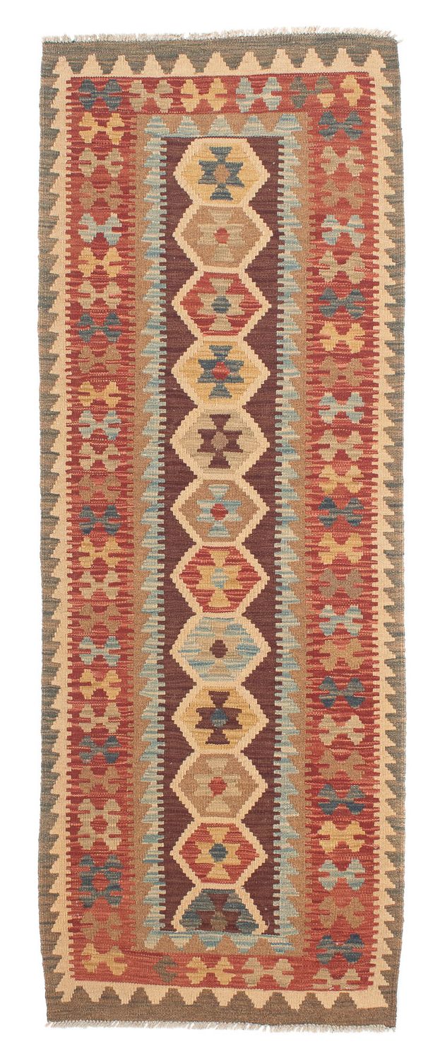 Runner Kelim Rug - Splash - 200 x 67 cm - multicolored