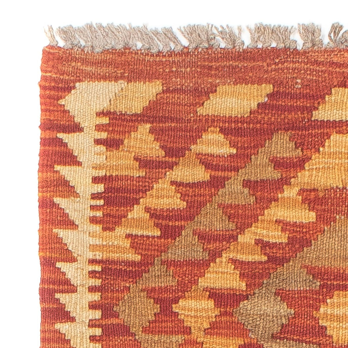 Runner Kelim Rug - Splash - 190 x 47 cm - red