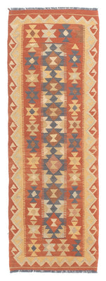 Runner Kelim Rug - Splash - 182 x 61 cm - rust