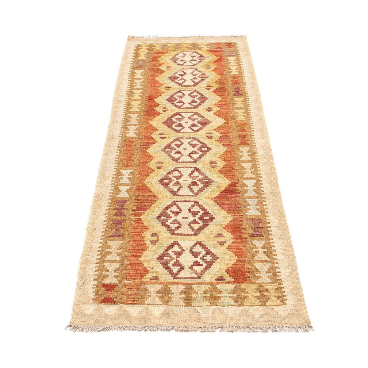 Runner Kelim Rug - Splash - 194 x 64 cm - multicolored