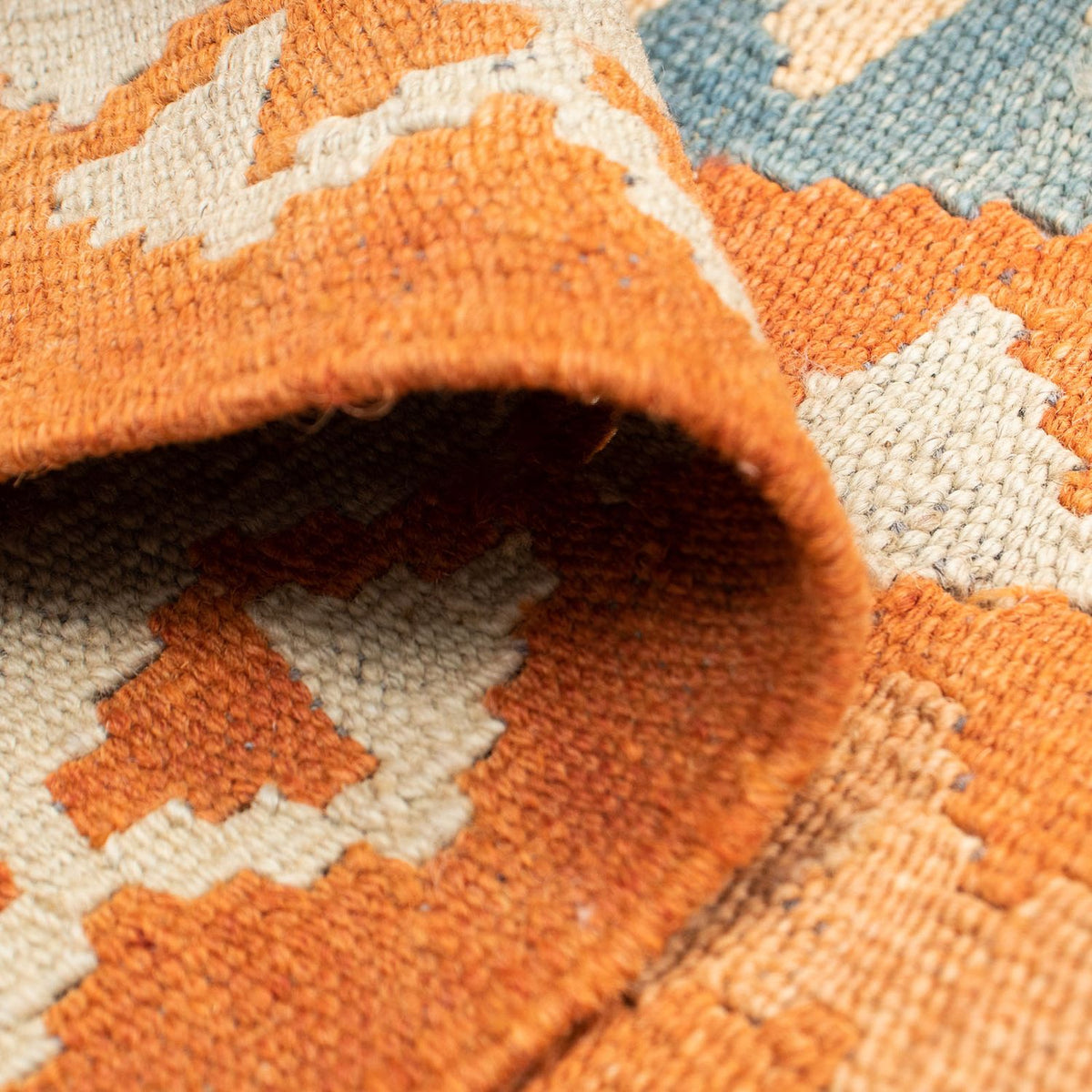 Kelim Rug - Splash - 214 x 159 cm - multicolored