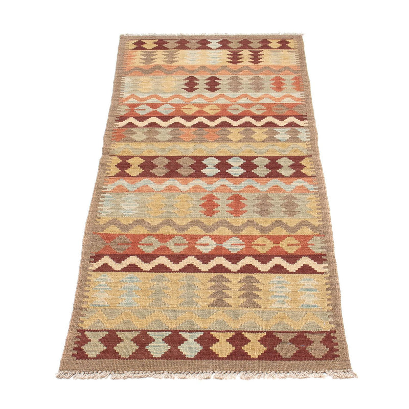 Runner Kelim Rug - Splash - 200 x 62 cm - multicolored