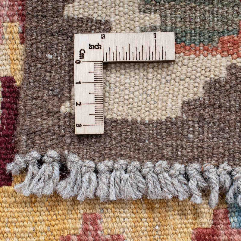 Runner Kelim Rug - Splash - 200 x 65 cm - light red