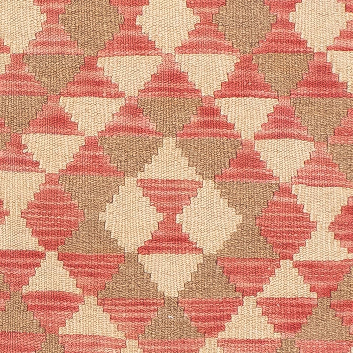 Runner Kelim Rug - Splash - 203 x 60 cm - light red