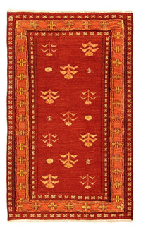 Gabbeh Rug - Loribaft Perser - 150 x 97 cm - dark red