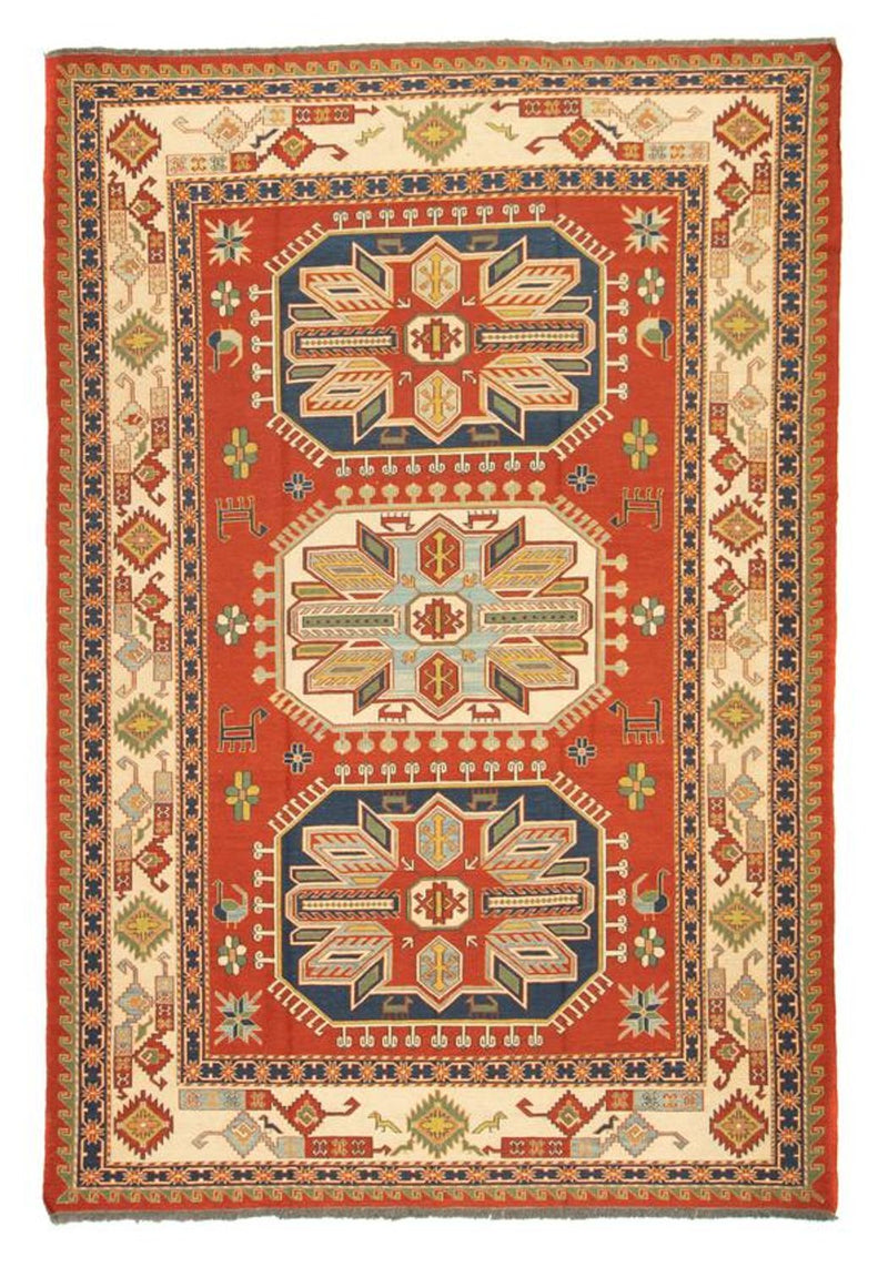 Kelim Rug - Oriental - 254 x 194 cm - dark red
