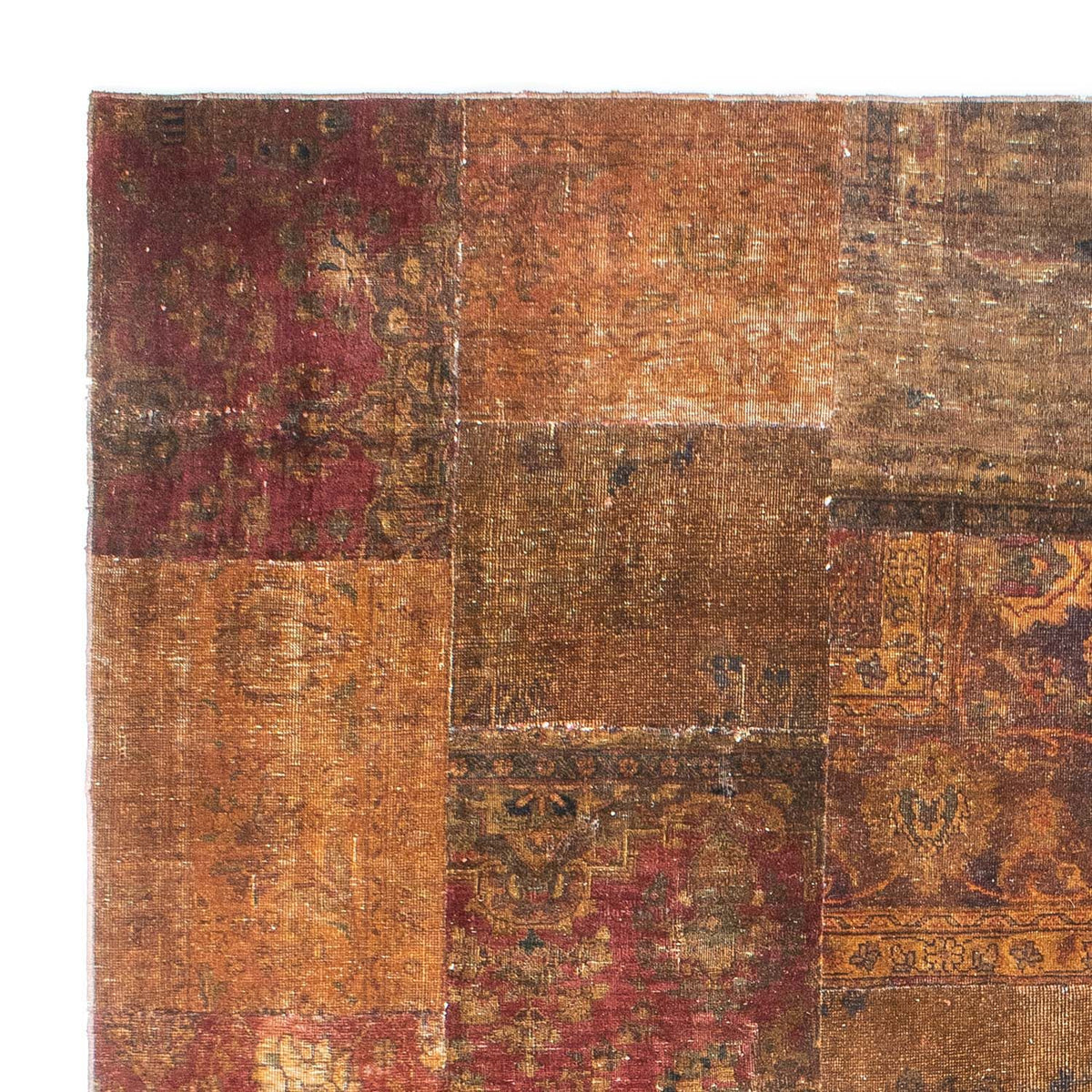 Patchwork Rug 246x296cm - Perserteppich Wollteppich