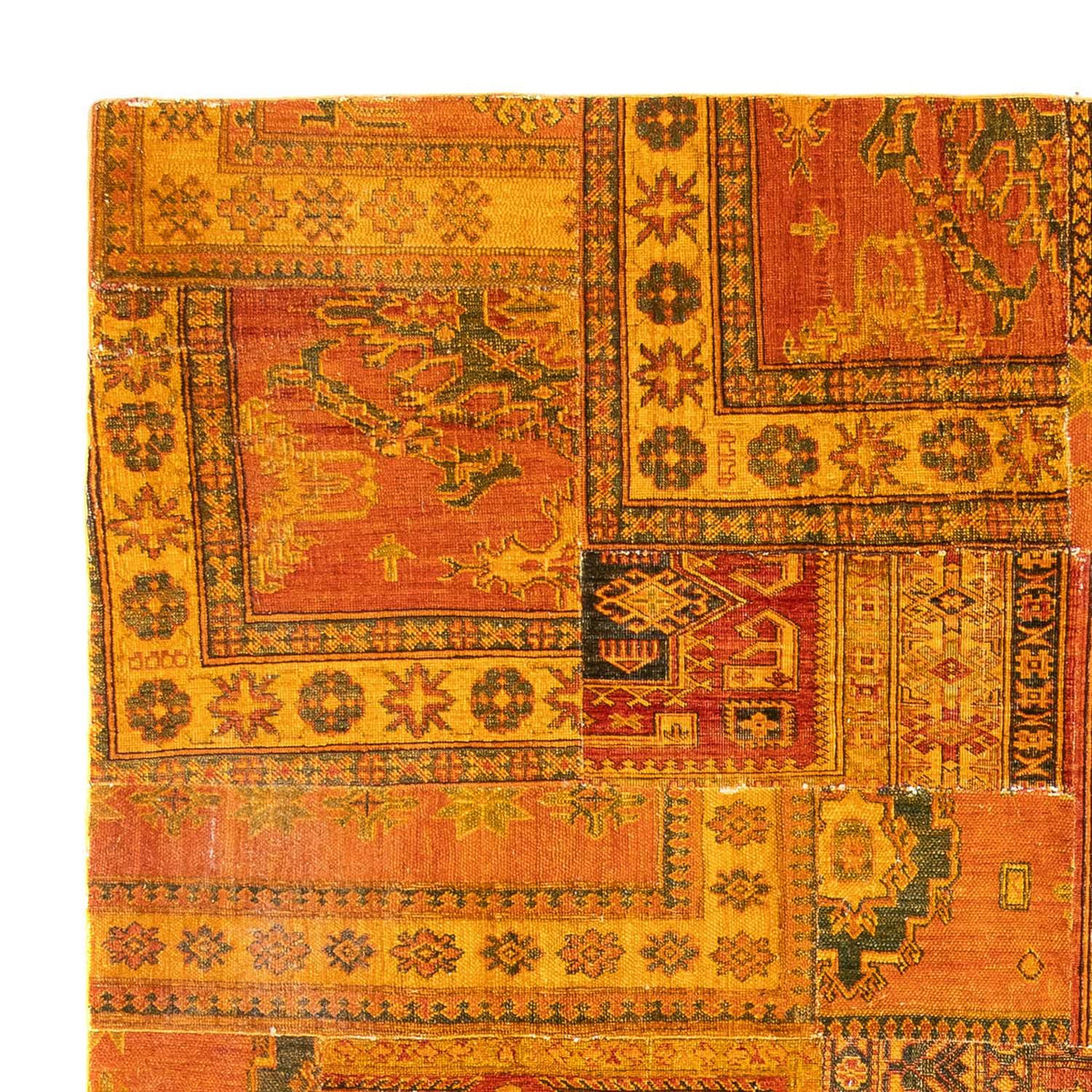 Patchwork Rug 239x295cm - Perserteppich Wollteppich