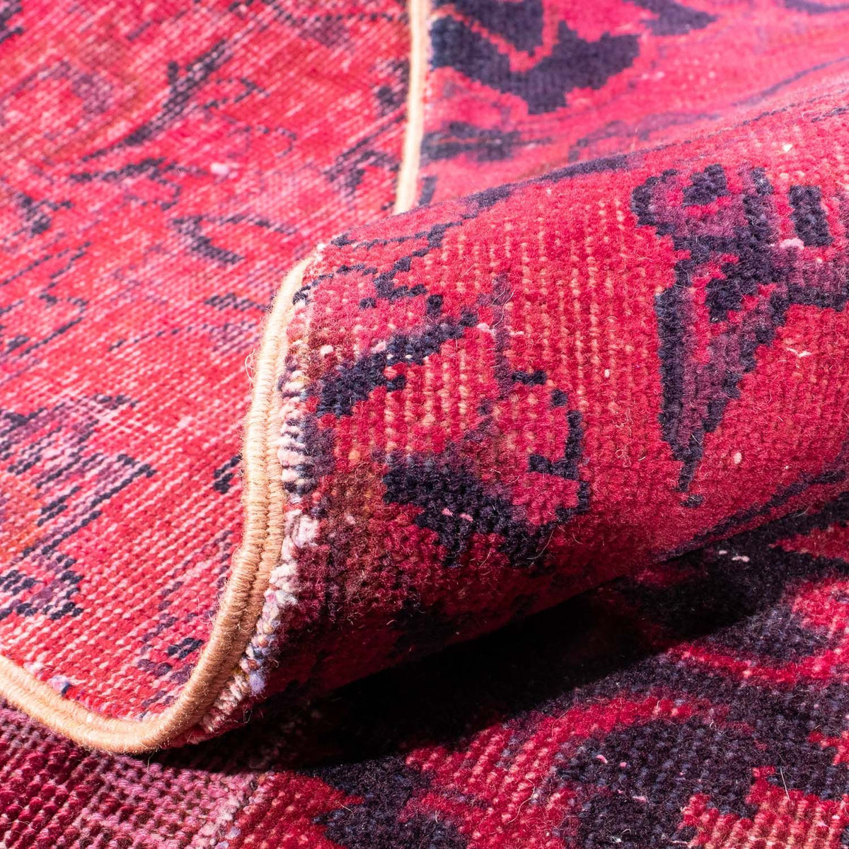 Patchwork Rug - 269 x 180 cm - multicolored