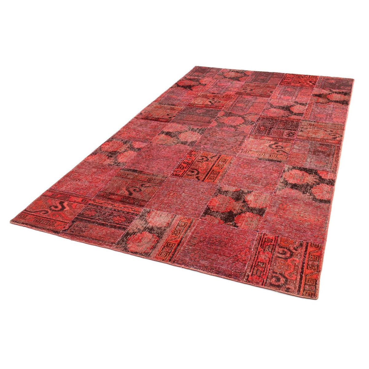 Patchwork Rug - 241 x 144 cm - multicolored