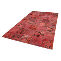 Patchwork Rug - 241 x 144 cm - multicolored