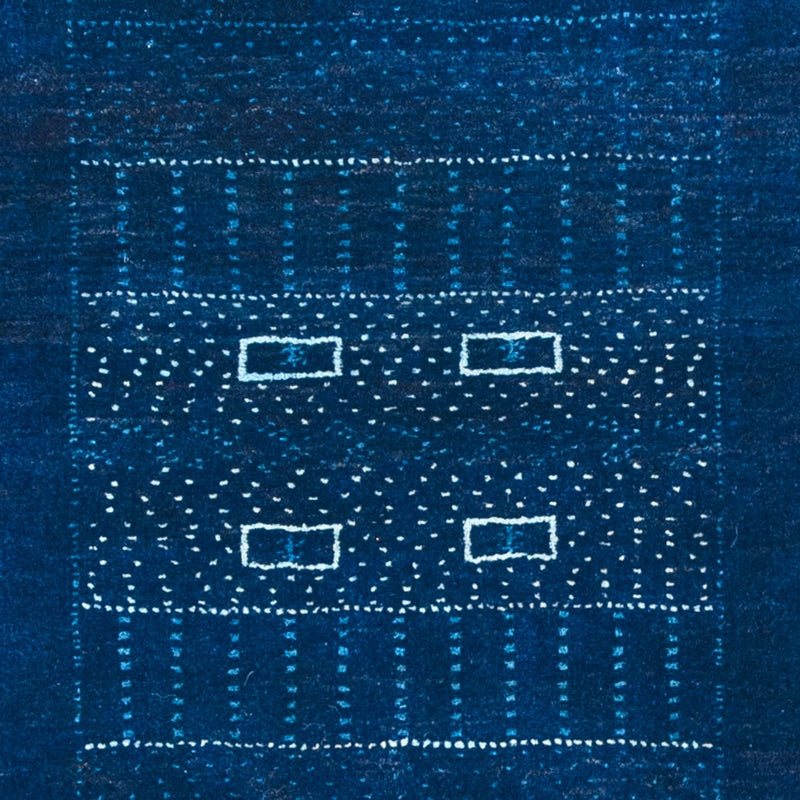 Gabbeh Rug - Loribaft Perser - 132 x 75 cm - dark blue