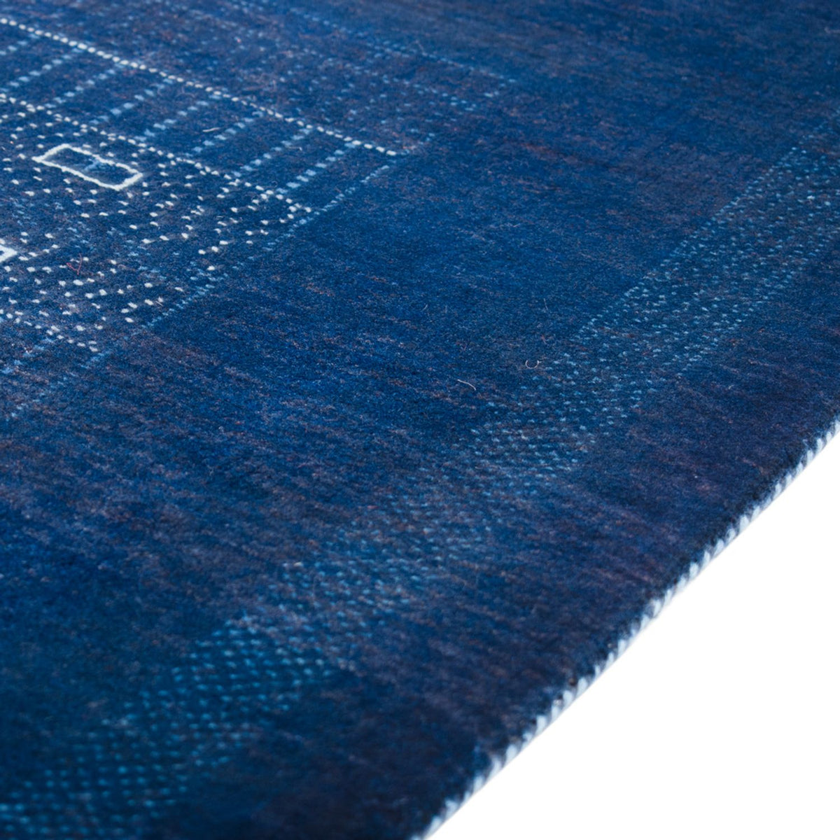 Gabbeh Rug - Loribaft Perser - 132 x 75 cm - dark blue