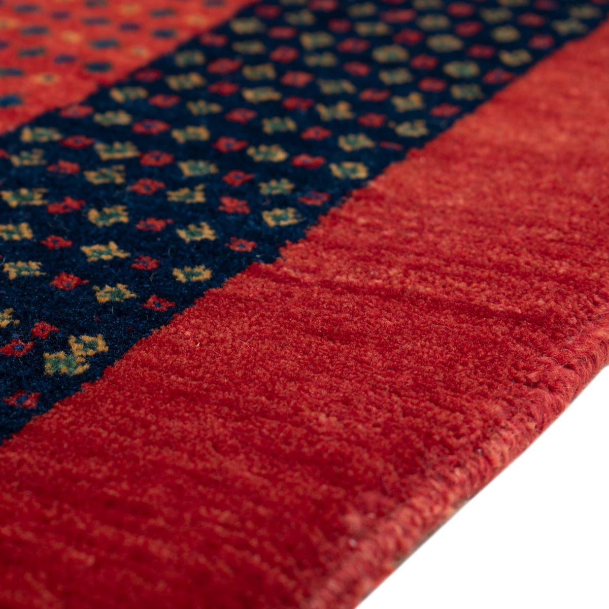 Gabbeh Rug - Loribaft Perser - 136 x 82 cm - red