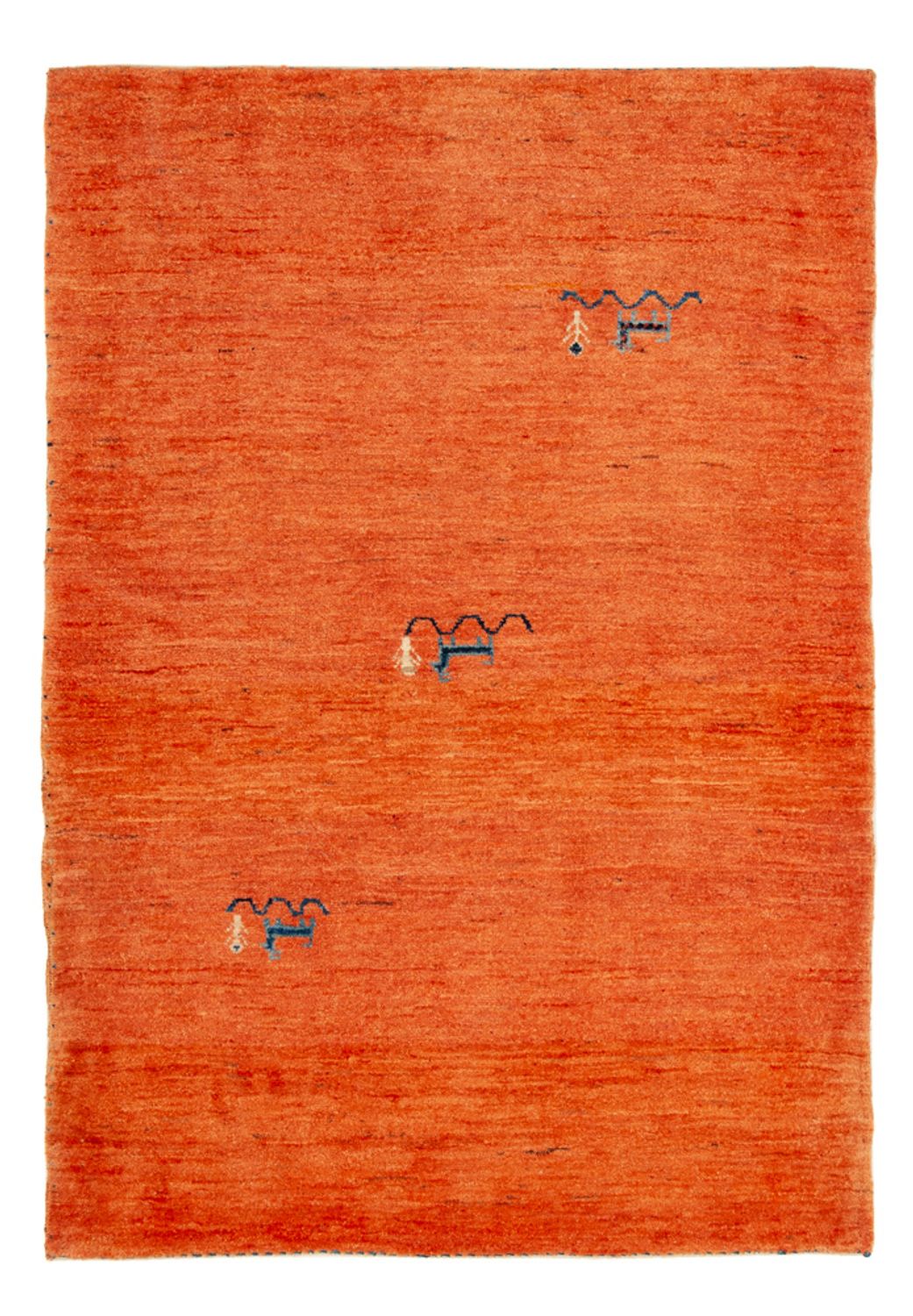 Gabbeh Rug - Loribaft Perser - 130 x 80 cm - light red
