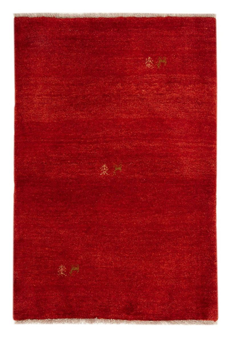 Gabbeh Rug - Loribaft Perser - 125 x 82 cm - red