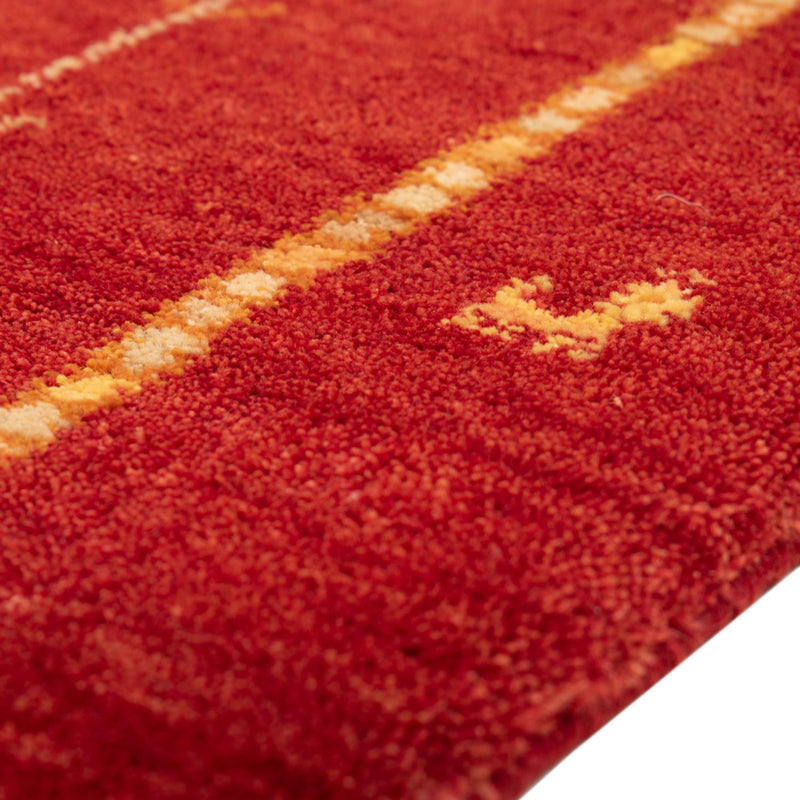 Gabbeh Rug - Loribaft Perser - 133 x 84 cm - red