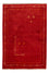 Gabbeh Rug - Loribaft Perser - 126 x 85 cm - red