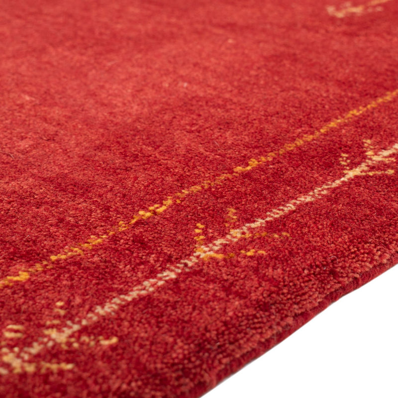 Gabbeh Rug - Loribaft Perser - 126 x 85 cm - red