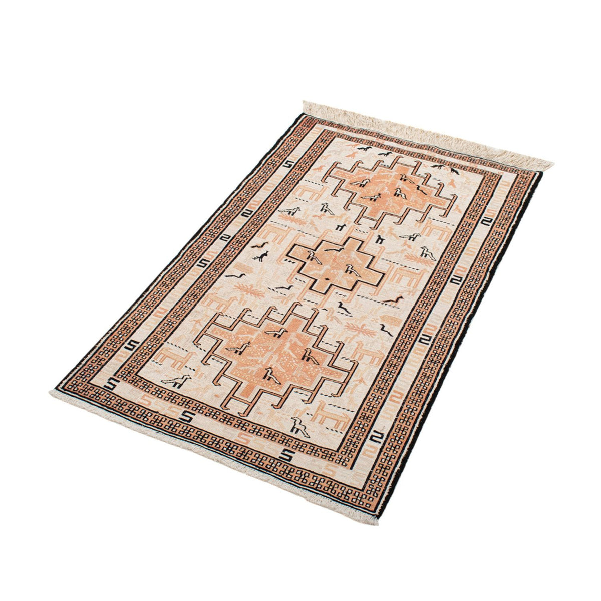 Kelim Rug - Oriental - 101 x 65 cm - beige