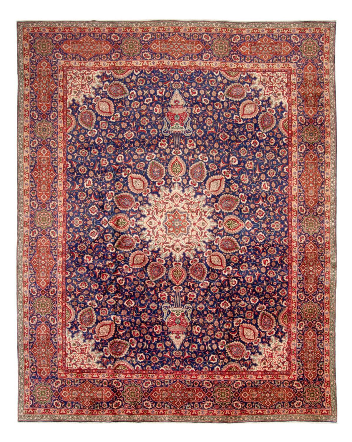 Perser Rug - Tabriz - 440 x 354 cm - dark blue