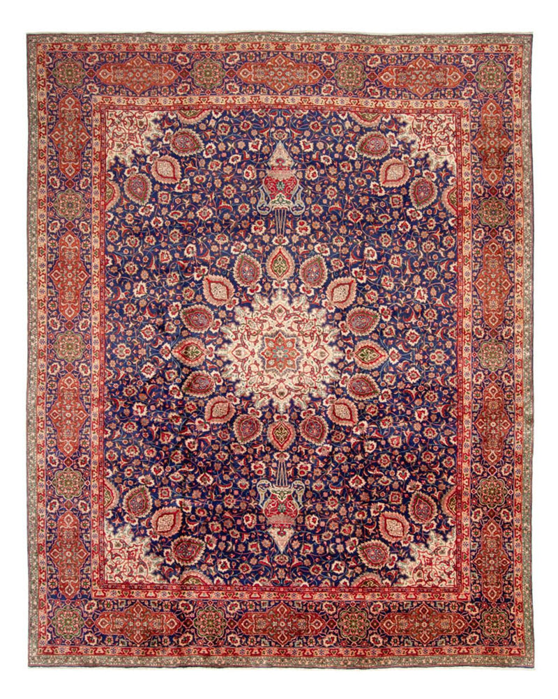 Perser Rug - Tabriz - 440 x 354 cm - dark blue