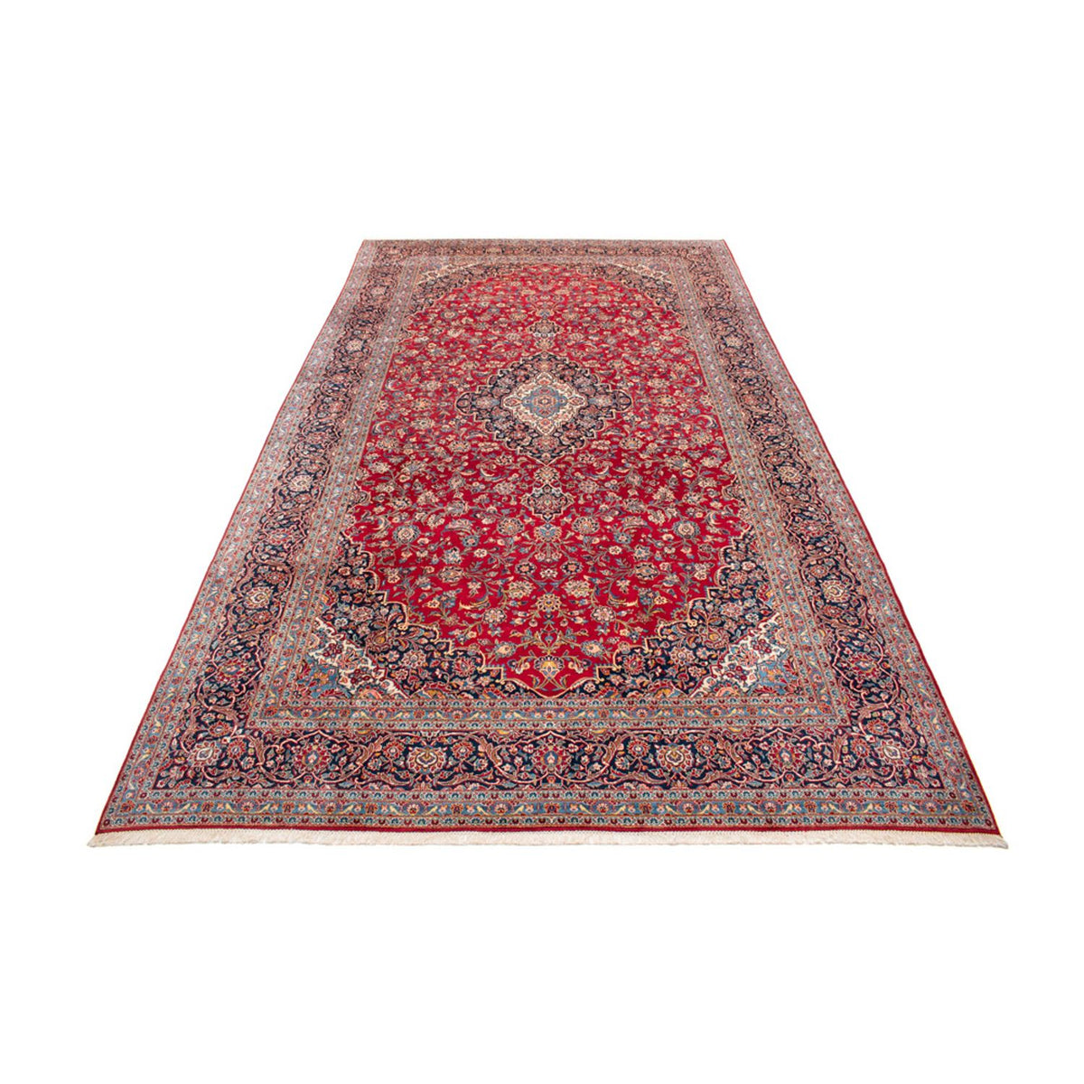 Perser Rug - Keshan - 525 x 302 cm - red