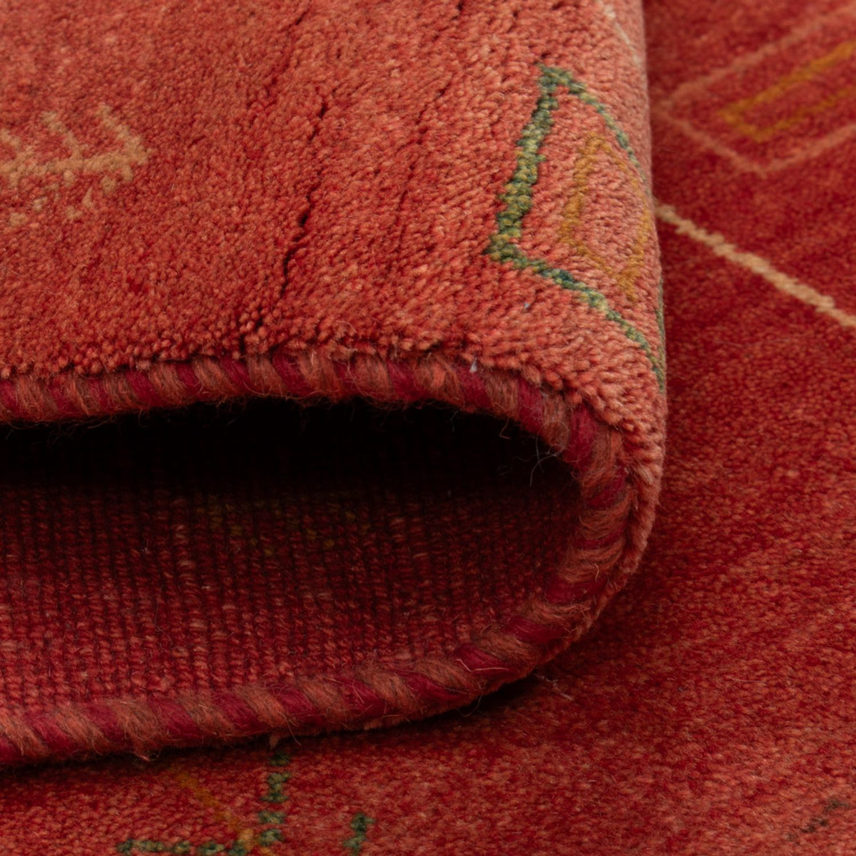 Gabbeh Rug - Loribaft Perser - 146 x 68 cm - light red