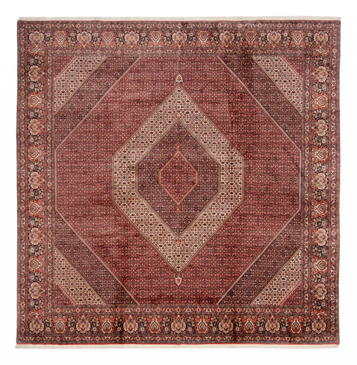 Perser Rug - Bidjar square  - 359 x 355 cm - brown