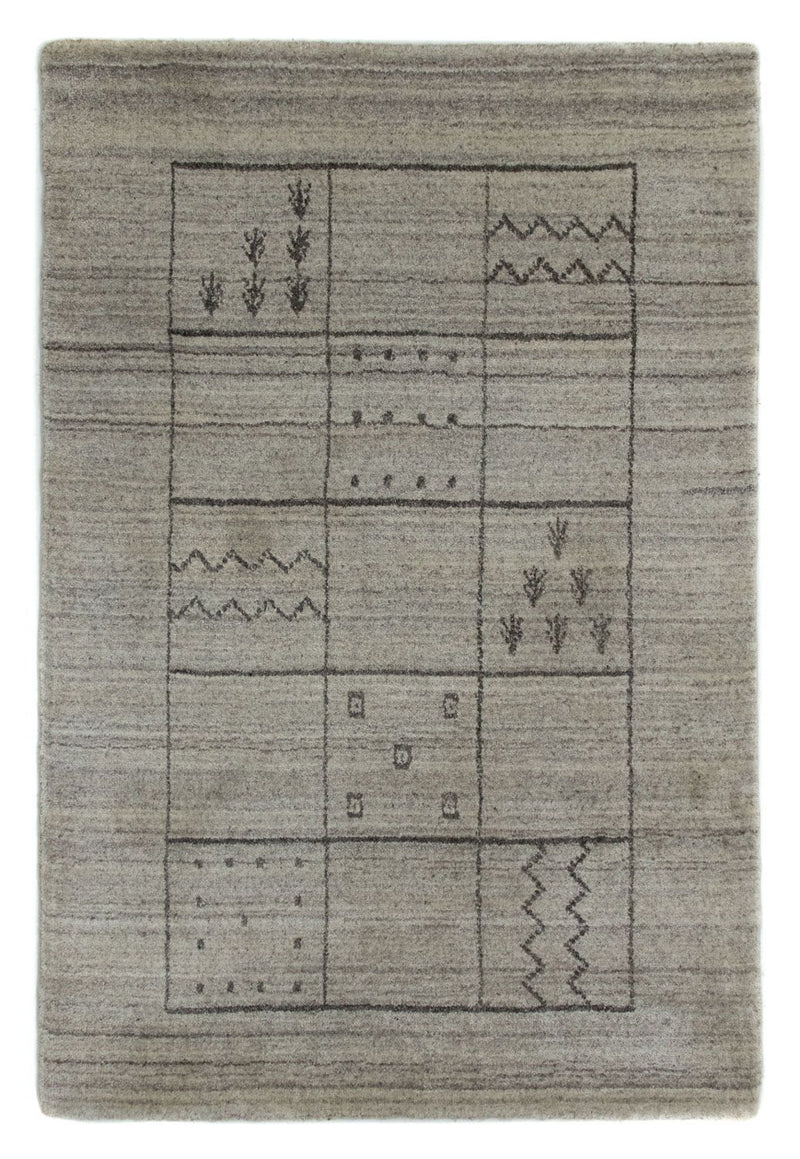 Vintage Rug - 90 x 60 cm - silver