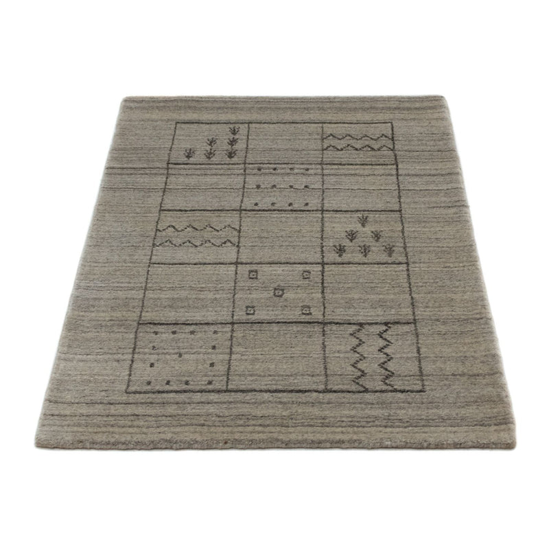 Vintage Rug - 90 x 60 cm - silver