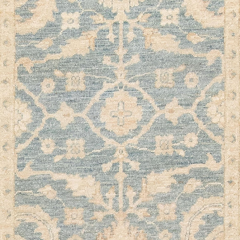 Runner Ziegler Rug - 300 x 80 cm - light blue
