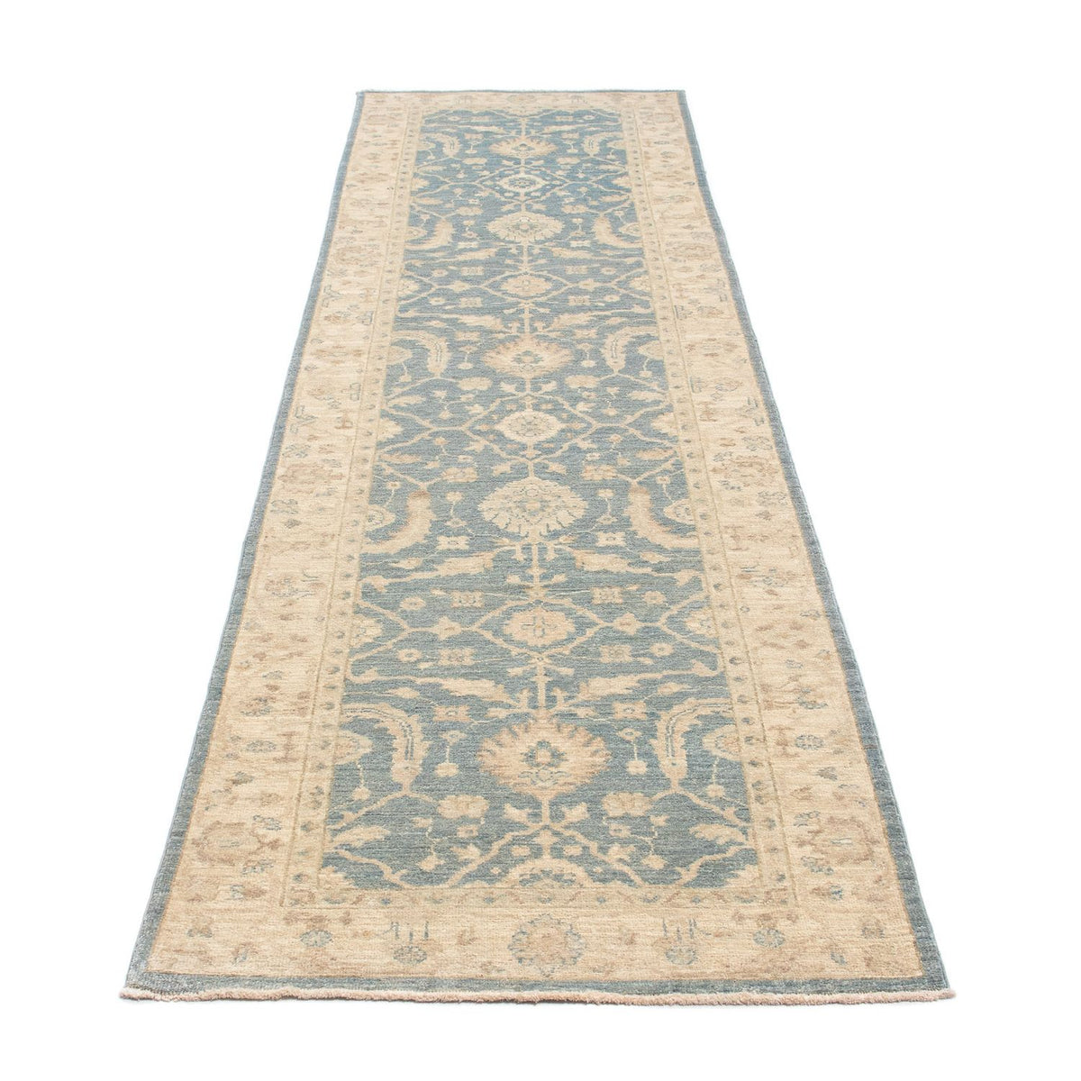 Runner Ziegler Rug - 300 x 80 cm - light blue