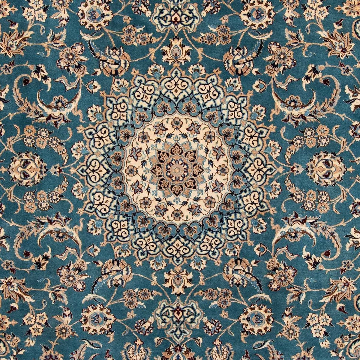 Perser Rug - Nain - 315 x 204 cm - sea blue