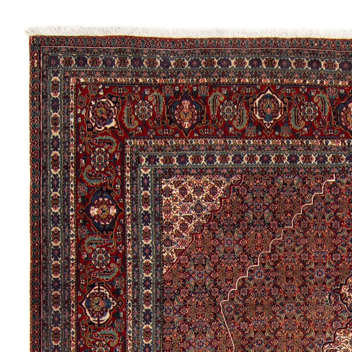 Perser Rug - Nain - 323 x 256 cm - dark red